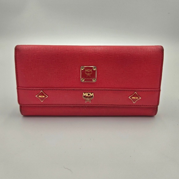 MCM Princess Long Trifold Women's Wallet